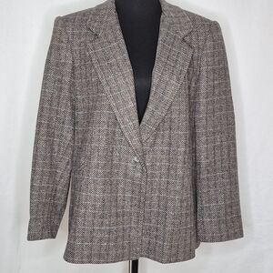 Harve Bernard Classic Wool Twill Blazer - Vintage 38 (Modern Size XXL)